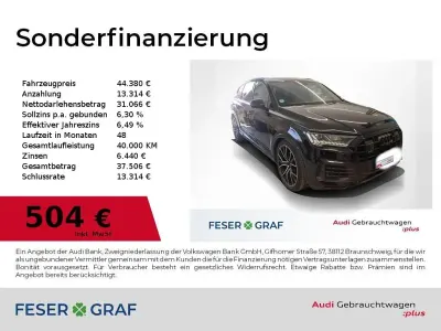Gebraucht Audi Q7 Ambiente 286 PS (210 kW) 2023 Schwarz SUV