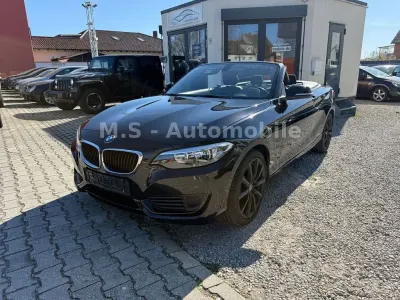 Gebraucht BMW 218 Basis 136 PS (100 kW) 2016 Schwarz Cabrio
