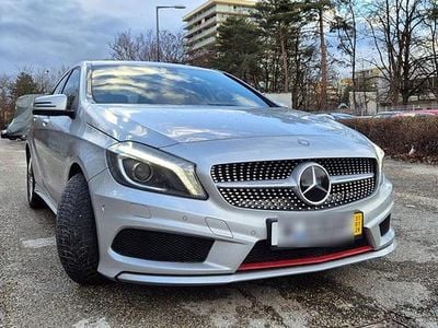 Gebraucht Mercedes A200 AMG line 156 PS (114 kW) 2015 Silber Kleinwagen