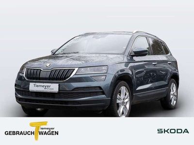 gebraucht Skoda Karoq 1.6 TDI DSG STYLE LM18 LEDER AHK LED NAVI