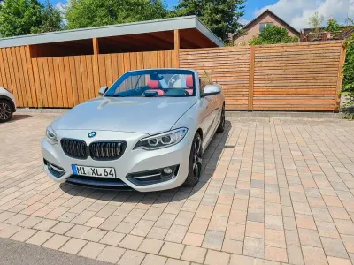 Begagnad BMW 225 Sport Line 224 HK (164 kW) 2015 Silver Cab