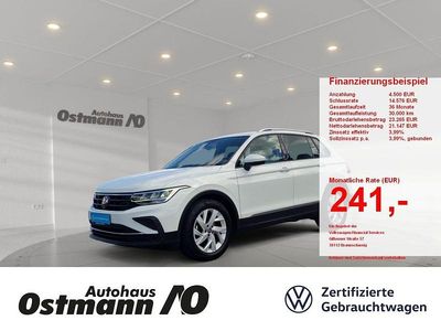 Weiß Gebraucht 2022 VW Tiguan Active SUV | 24.247 € (Fairer Preis)