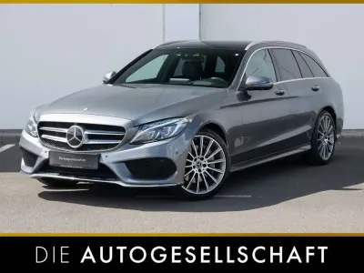 Używany Mercedes C300e AMG line 231 KM (169 kW) 2017 Szary Sedan/Limuzyna