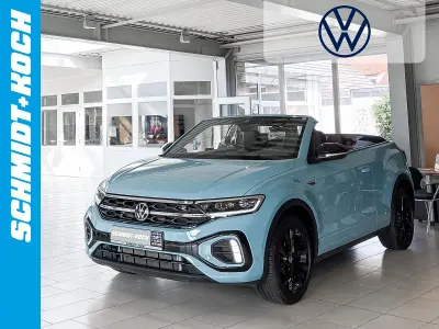 Gebraucht VW T-Roc Cabriolet R-line 150 PS (110 kW) 2023 Teal blue (blau) Cabrio