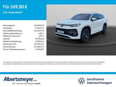 Brugt VW Tayron R-line 193 HK (141 kW) 2025 Hvid SUV