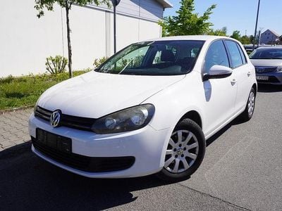 Gebraucht VW Golf VI Trendline 100 PS (73 kW) 2009 Weiß Kleinwagen