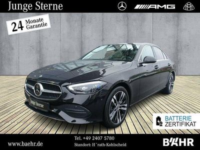 Lack obsidianschwarz (metallic) Gebraucht 2022 Mercedes C300e Avantgarde Limousine | 33.450 € (Fairer Preis)