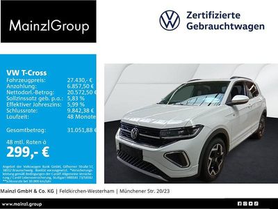 Usata VW T-Cross R-line 150 CV (110 kW) 2025 Bianco SUV