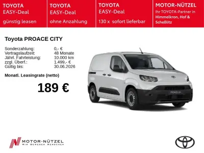 Neu Toyota Proace City City 100 kW (136 PS) 2026 Weiß Van / Kleinbus