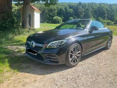 Usata Mercedes C43 AMG 390 CV (286 kW) 2019 Grigio Cabrio