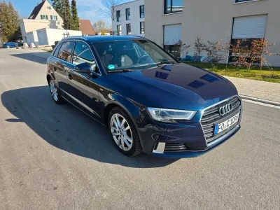 Brugt Audi A3 S-Line 150 HK (110 kW) 2016 Blå Sedan