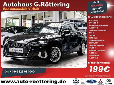 Usata Audi A3 Advanced 110 CV (80 kW) 2022 Nero Berlina