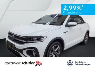 Brugt VW T-Roc Cabriolet R-line 150 HK (110 kW) 2025 Hvid Cabriolet