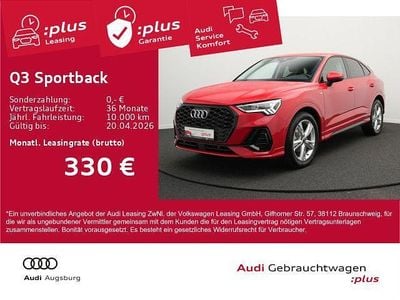 Gebraucht Audi Q3 Sportback S-Line 150 PS (110 kW) 2025 Rot SUV
