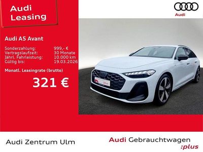 Gebraucht Audi A5 S-Line 204 PS (150 kW) 2025 Gletscherweiß metallic Kombi