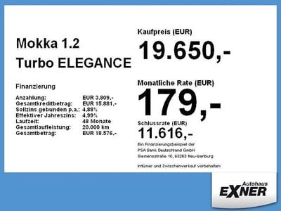 Gebraucht Opel Mokka Elegance 131 PS (96 kW) 2024 Perla schwarz SUV