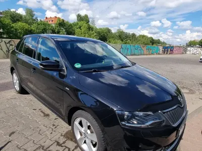 Gebraucht Skoda Rapid Clever 95 PS (69 kW) 2018 Schwarz Kleinwagen