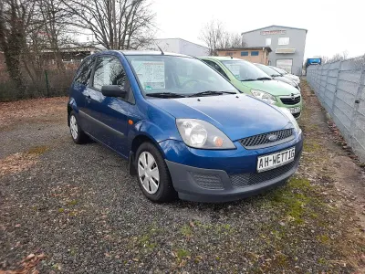 Gebraucht Ford Fiesta 60 PS (44 kW) 2008 Blau Kleinwagen
