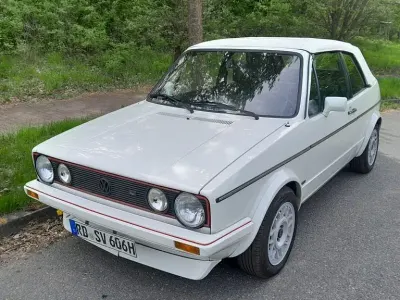 Gebraucht VW Golf Cabriolet 110 PS (80 kW) 1981 Weiß Cabrio