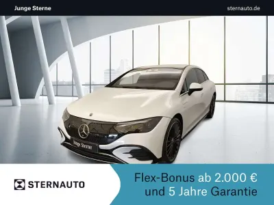 Gebraucht Mercedes EQE350 Premium 214 kW (292 PS) 2024 Manufaktur opalithweiß bright Limousine