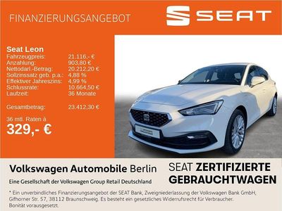 Usata Seat Leon XCELLENCE 204 CV (150 kW) 2023 Bianco Berlina