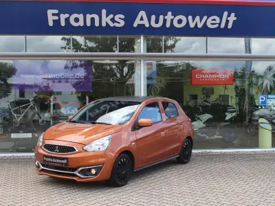 Gebraucht Mitsubishi Space Star Diamant Edition 71 PS (52 kW) 2016 Orange Kleinwagen
