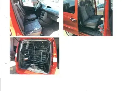 Gebraucht Mercedes Vaneo 125 PS (91 kW) 2002 Rot Van / Kleinbus