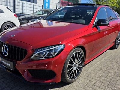Second-hand Mercedes C250 AMG line 211 CP (155 kW) 2018 Roșu Berlinǎ