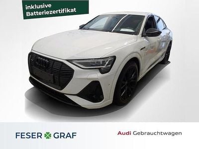 Gebraucht Audi e-tron Sportback S-Line 300 kW (408 PS) 2023 Gletscherweiß metallic SUV