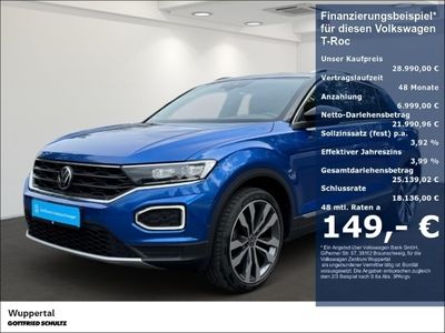 gebraucht VW T-Roc 2.0 TDI Sport DSG LED NAVI ATANDHZG SHZ PDC LM ZV