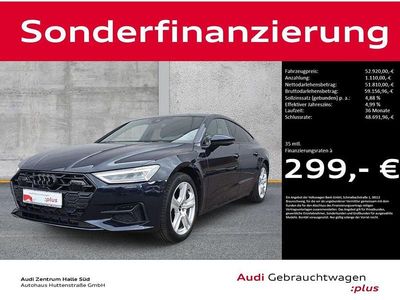 Second-hand Audi A7 Ambiente 299 CP (219 kW) 2025 Albastru Berlinǎ