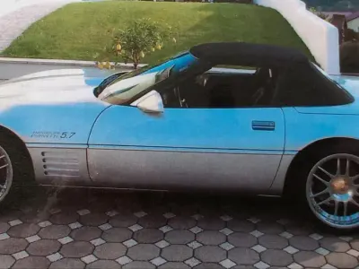 Gebraucht Chevrolet Corvette C4 250 PS (183 kW) 1991 Silber Cabrio
