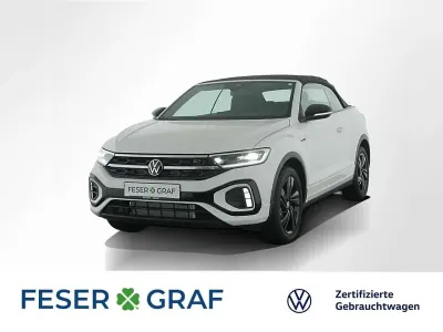 Gebraucht VW T-Roc Cabriolet R-line 150 PS (110 kW) 2026 Pure white uni / schwarz Cabrio