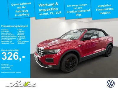 Gebraucht VW T-Roc Cabriolet Style 116 PS (85 kW) 2020 Rot Cabrio