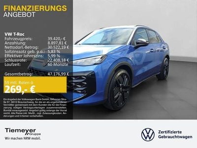 Neu VW T-Roc R-line 150 PS (110 kW) 2026 Blau SUV