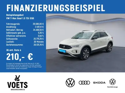 Gebraucht VW T-Roc Goal 150 PS (110 kW) 2025 Grau SUV