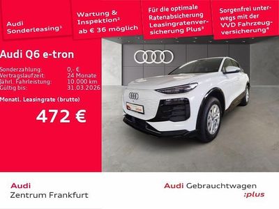 Gebraucht Audi Q6 e-tron Ambiente 185 kW (252 PS) 2025 Gletscherweiß metallic SUV