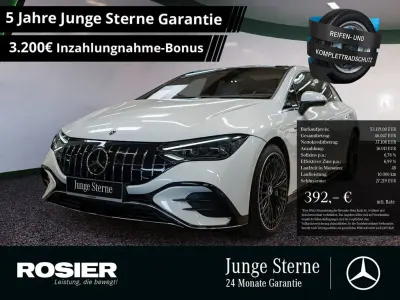 Gebraucht Mercedes EQE AMG 43 Premium Plus 350 kW (476 PS) 2022 Weiss / opalithweiß Limousine