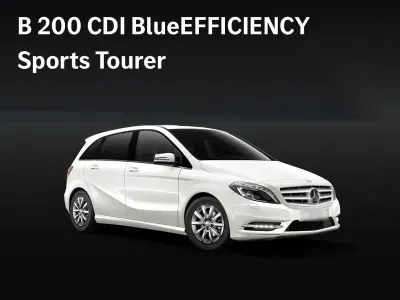 Gebraucht Mercedes B200 136 PS (100 kW) 2014 Weiß Kleinwagen