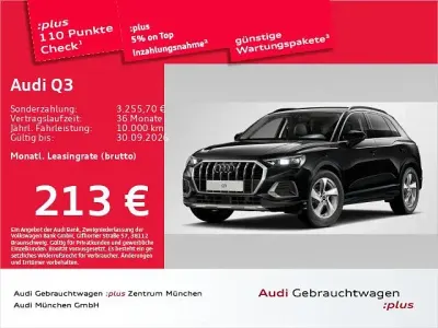 Gebraucht Audi Q3 Advanced 150 PS (110 kW) 2025 Mythosschwarz metallic SUV