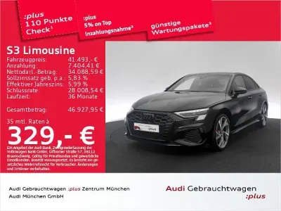 Gebraucht Audi S3 Sport 310 PS (228 kW) 2023 Mythosschwarz metallic Limousine