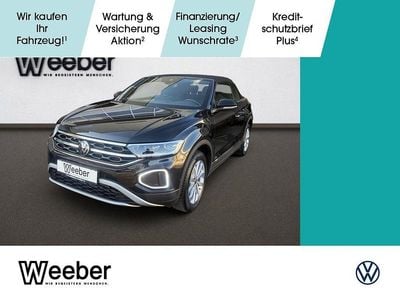 Gebraucht VW T-Roc Cabriolet Style 116 PS (85 kW) 2025 Deep black perleffekt (metallic) Cabrio