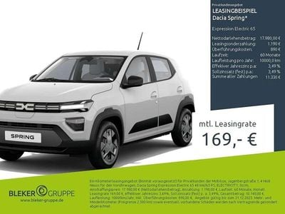 Neu Dacia Spring Expression 47 kW (65 PS) 2025 Grau Kleinwagen