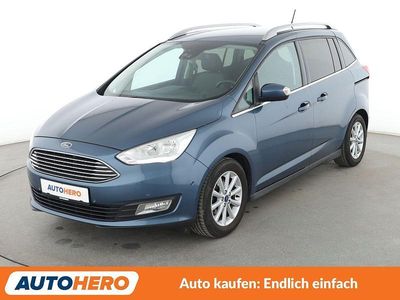 Gebraucht Ford Grand C-Max Titanium 125 PS (91 kW) 2019 Blau Van / Kleinbus