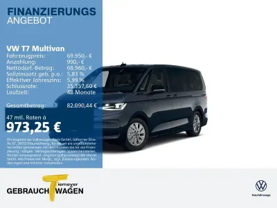Ny VW T7 245 HK (180 kW) 2026 Blå Van