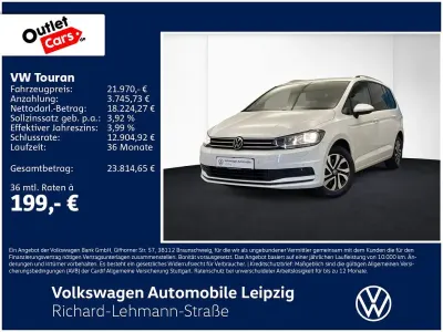 Gebraucht VW Touran Active 150 PS (110 kW) 2023 Weiß Van / Kleinbus