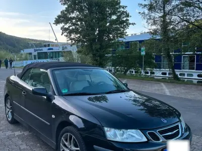 Usata Saab 9-3 150 CV (110 kW) 2007 Nero Cabrio