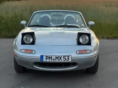 Gebraucht Mazda MX5 116 PS (85 kW) 1992 Silber Cabrio