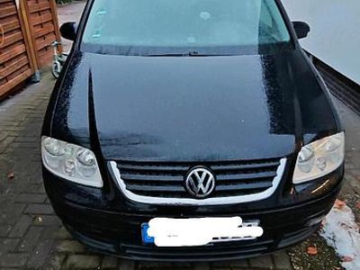 Gebraucht VW Touran 115 PS (84 kW) 2005 Schwarz Van / Kleinbus