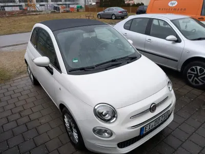 Używany Fiat 500C Pop 69 KM (50 kW) 2019 Biały Kabriolet